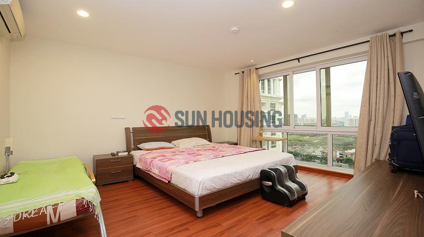 Furnished apartment for rent in P2 Ciputra | Three-bedroom, open view balcony