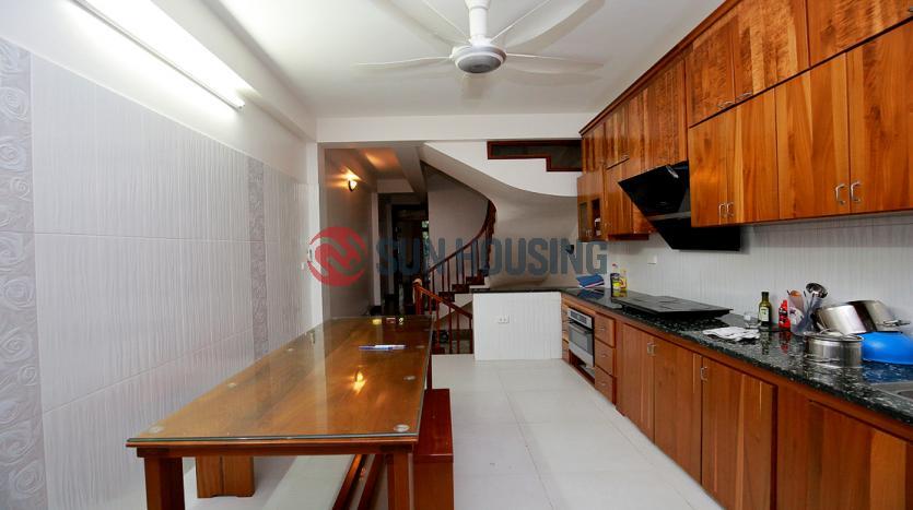 Simple and affordable house for lease in Tay Ho with 3 bedrooms, balcony, terrace