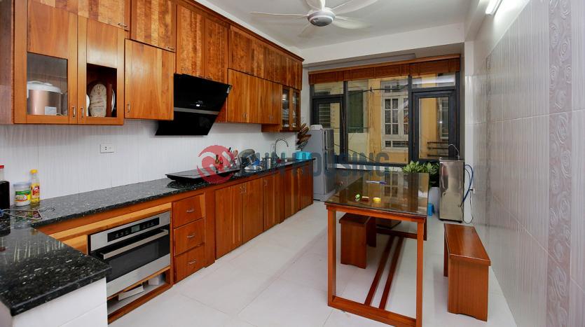 Simple and affordable house for lease in Tay Ho with 3 bedrooms, balcony, terrace