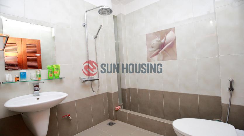 Simple and affordable house for lease in Tay Ho with 3 bedrooms, balcony, terrace