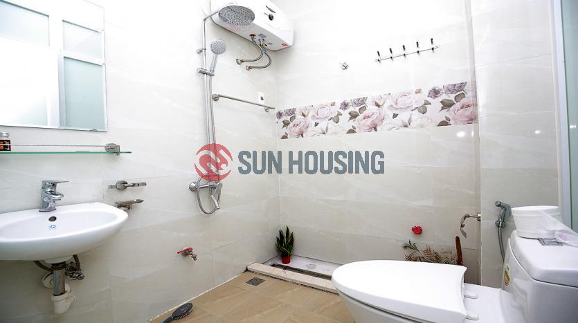 Simple and affordable house for lease in Tay Ho with 3 bedrooms, balcony, terrace