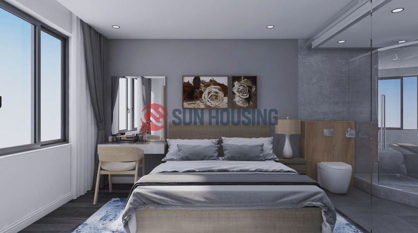 Two-bedroom serviced apartment D’.Le Roi Soleil Westlake Hanoi