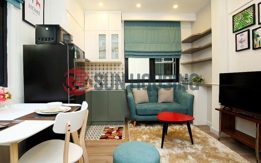 Serviced apartment Ba Dinh Hanoi one-bedroom, so beautiful!