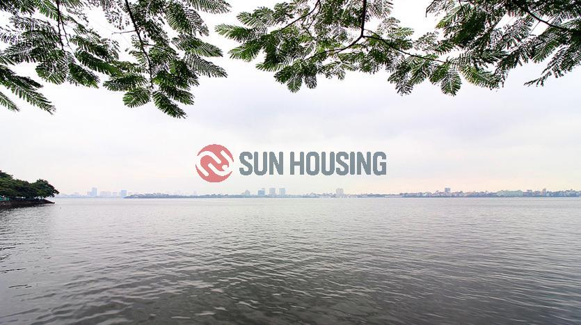 Three- bedroom house for rent in Westlake Hanoi with lake- viewing