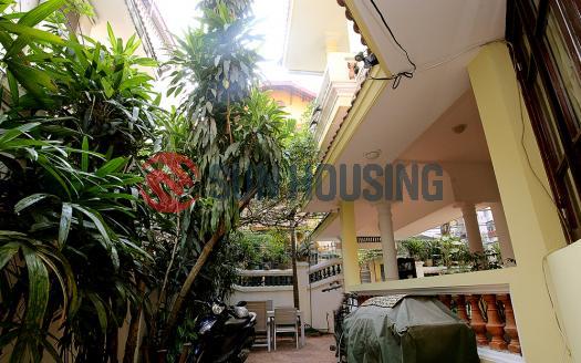 French house in Tay Ho with large courtyard and garden