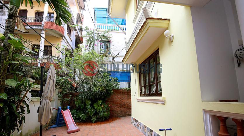 French house in Tay Ho with large courtyard and garden