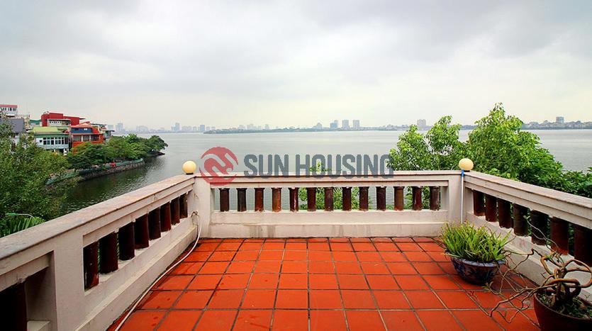 Three- bedroom house for rent in Westlake Hanoi with lake- viewing