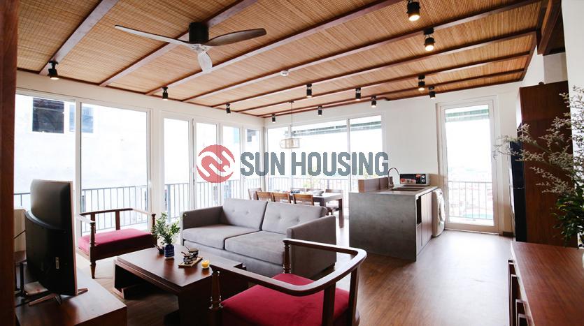 High floor three bedroom apartment Sakamoto Ba Dinh Hanoi