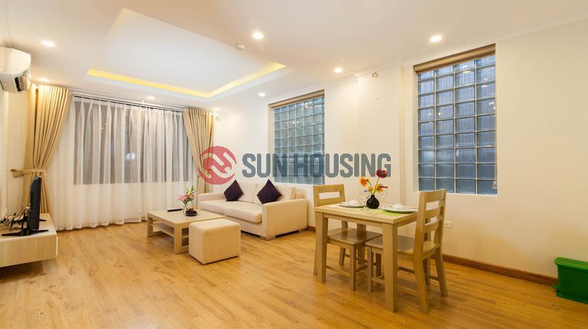 Bright & tidy 1-br apartment Kim Ma Thuong str, Hanoi – Near Lotte Center