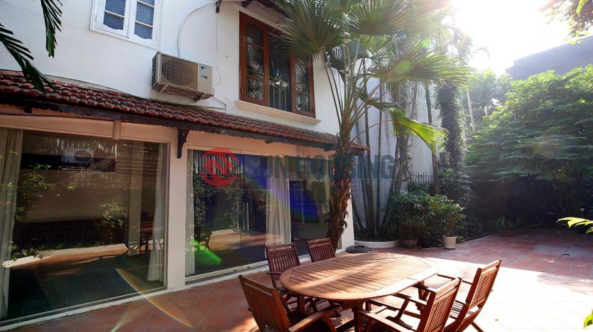 Furnished house four bedrooms Westlake Hanoi | Beautiful courtyard