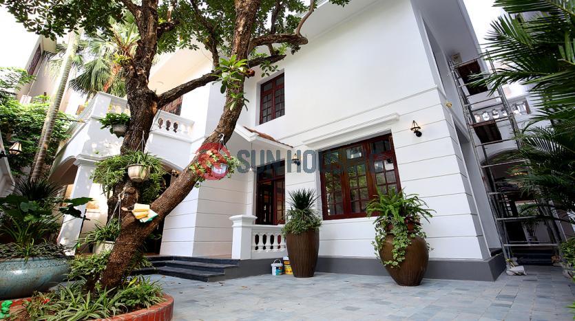 Amazing French colonial style House for rent in Tay Ho Hanoi, 4 bedrooms|