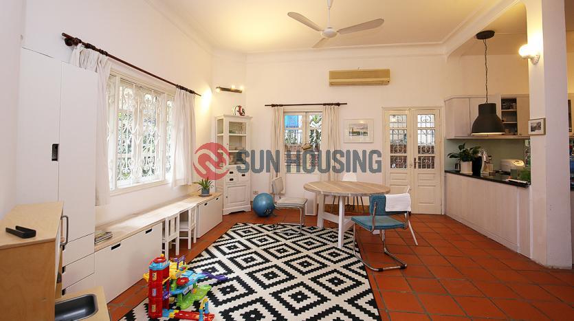 French house in Tay Ho with large courtyard and garden