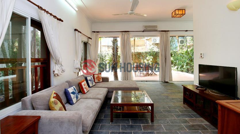 Furnished house four bedrooms Westlake Hanoi | Beautiful courtyard