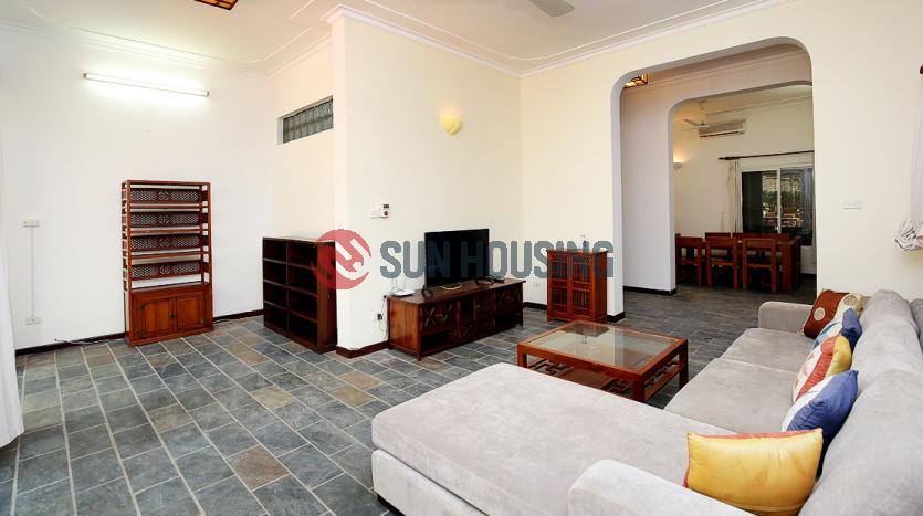 Furnished house four bedrooms Westlake Hanoi | Beautiful courtyard