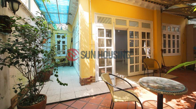 Furnished Villa in C Block Ciputra Hanoi, nice yard & well outdoor furniture