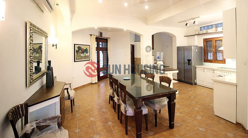 Three- bedroom house for rent in Westlake Hanoi with lake- viewing