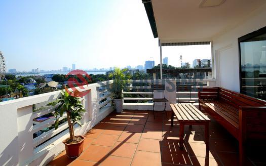 Best price for 1-br penthouse Westlake Hanoi | Large balcony, open view