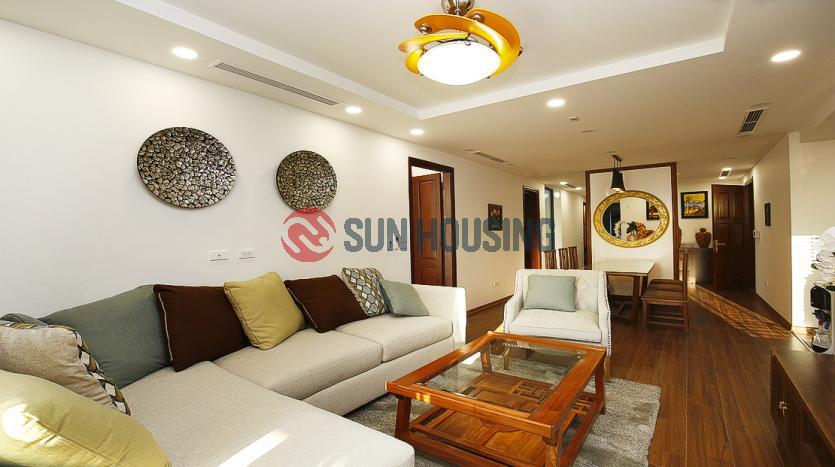 Brand new serviced 3-br apartment To Ngoc Van str, touch of luxury