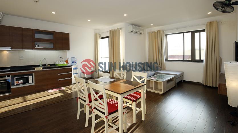 Serviced apartment To Ngoc Van str, 2 bedrooms, accessed by car