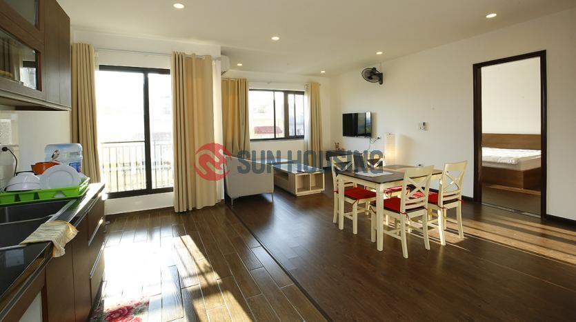 Serviced apartment To Ngoc Van str, 2 bedrooms, accessed by car