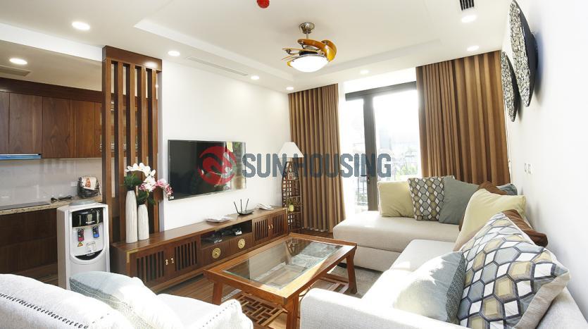 Brand new serviced 3-br apartment To Ngoc Van str, touch of luxury