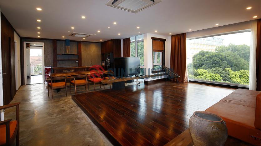 Renovated apartment To Ngoc Van str Westlake Hanoi, 3-br & 3 bathroom