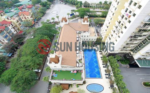 Four- bedroom apartment for rent in E5 Ciputra Hanoi| Bright and Airy