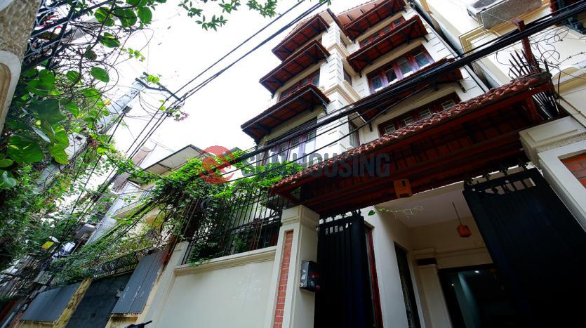 Dreamy 5 floor house for rent in Tay Ho Hanoi | Old French Design