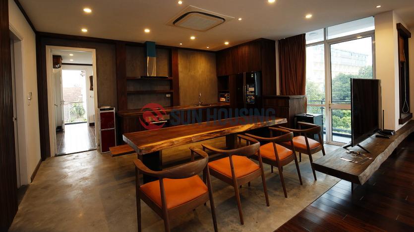 Renovated apartment To Ngoc Van str Westlake Hanoi, 3-br & 3 bathroom