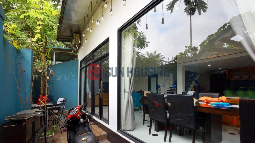 Exquisite 2-br house for rent Westlake Hanoi | Large glass door