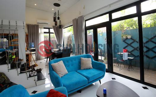 Exquisite 2-br house for rent Westlake Hanoi | Large glass door