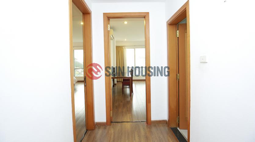 Renovated serviced 3-br apartment Xuan Dieu str, Westlake Hanoi