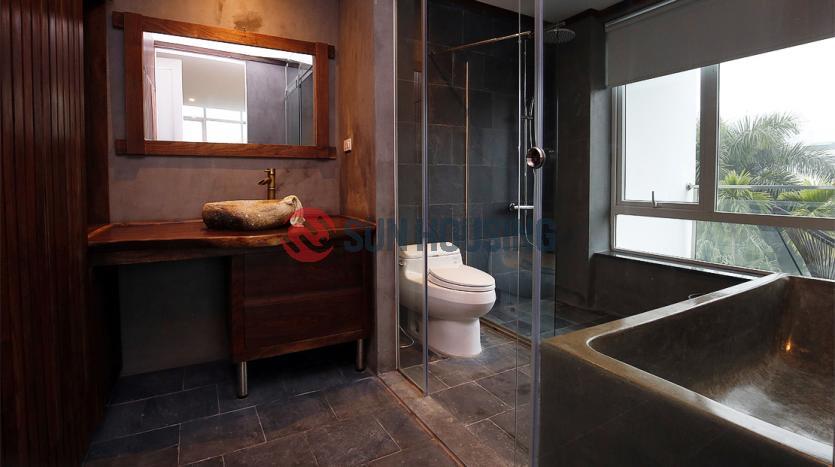 Renovated apartment To Ngoc Van str Westlake Hanoi, 3-br & 3 bathroom