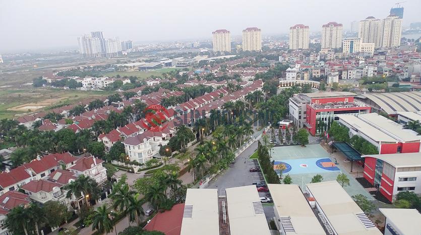 Open view from apartment three bedrooms E5 Ciputra Hanoi