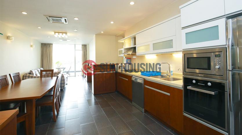 Serviced 3-br apartment Westlake Hanoi | Lake view, accessed by car