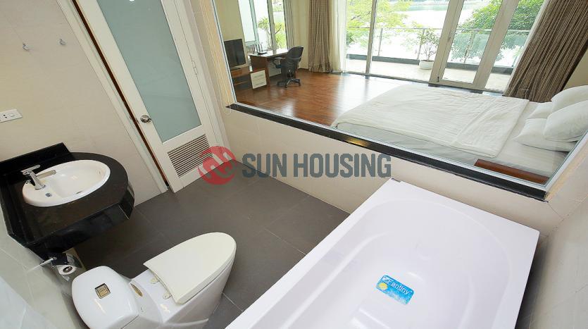 Serviced 3-br apartment Westlake Hanoi | Lake view, accessed by car