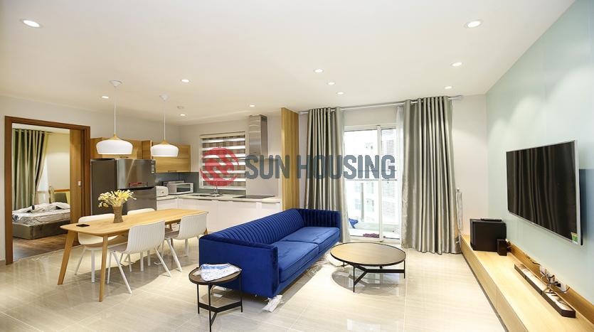 Brand new apartment two bedroom L4 Ciputra Hanoi has the total size of 78 sqm. This apartment is fully furnished with the rental price of 1,000 USD/month