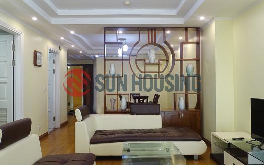 High floor 3br apartment E5 Ciputra Hanoi – traditional style