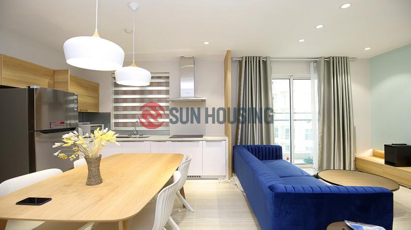 Brand new apartment two bedroom L4 Ciputra Hanoi has the total size of 78 sqm. This apartment is fully furnished with the rental price of 1,000 USD/month