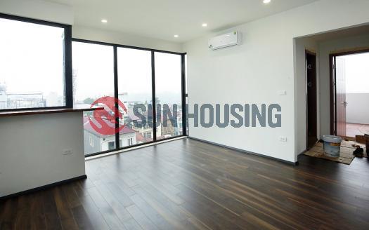 Completing 1 bedroom apartment in Tay Ho for rent, top floor