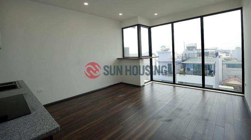 Completing 1 bedroom apartment in Tay Ho for rent, top floor