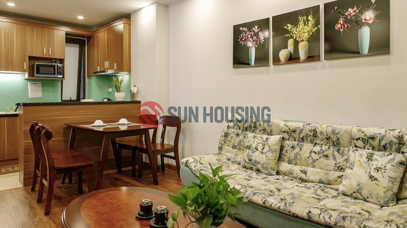 60 sqm one-bedroom serviced apartment Tay Ho, Yen Phu