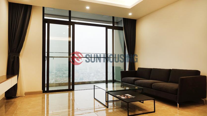 High-floor 2 bedroom apartment for rent in Sun Grand City, Ba Dinh