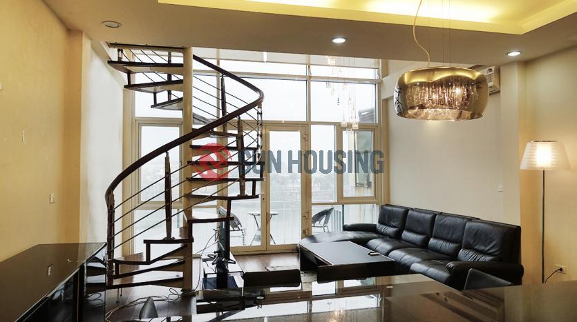 Duplex apartment Tay Ho with full services in Tran Vu Street