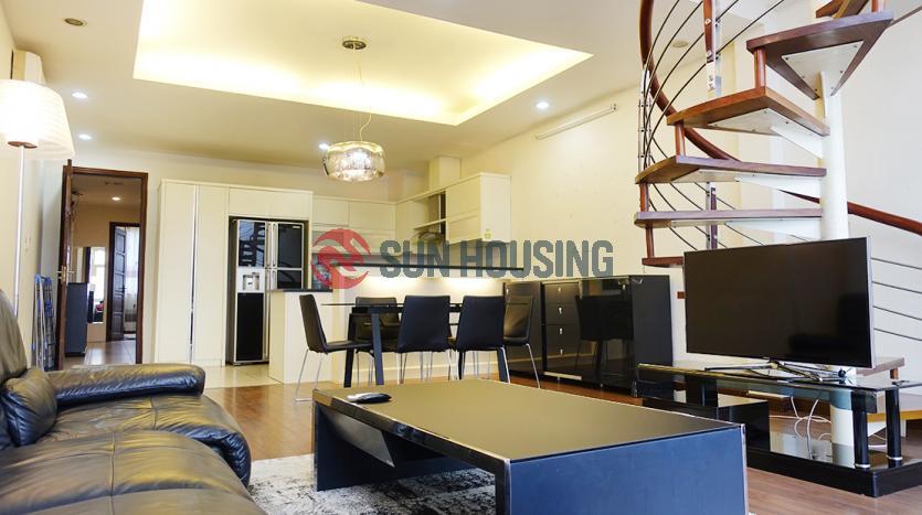 Duplex apartment Tay Ho with full services in Tran Vu Street