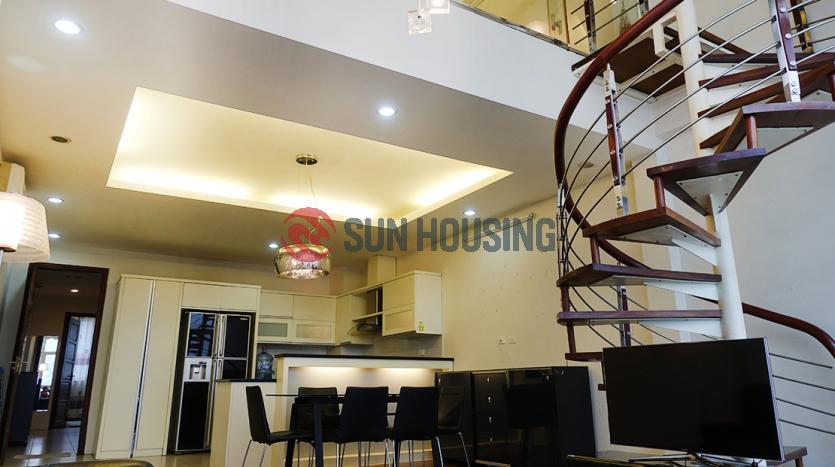 Duplex apartment Tay Ho with full services in Tran Vu Street