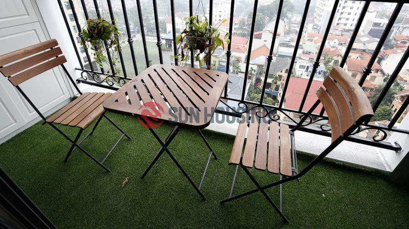 Apartment in D'. Le Roi Soleil with artificial grass balcony