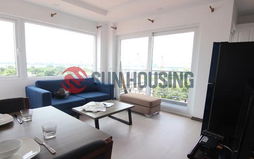 One-bedroom & bright apartment for rent in Westlake Hanoi