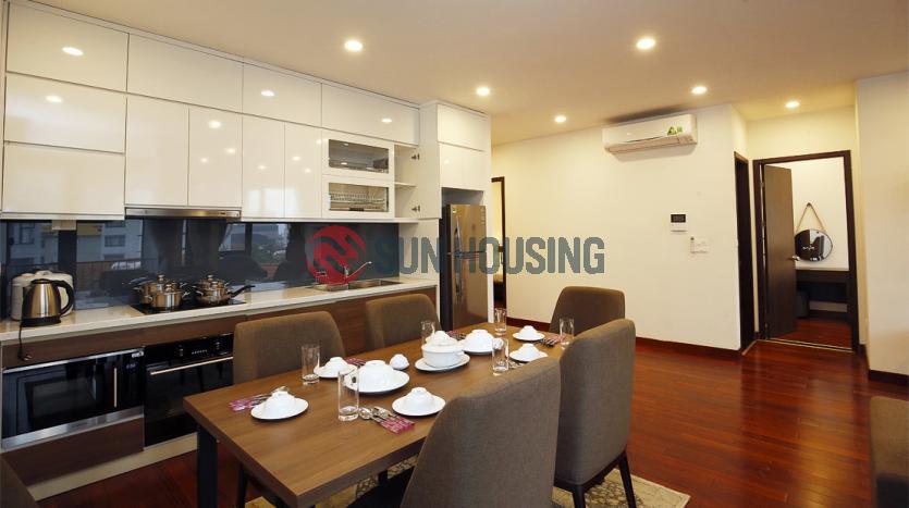 02-bed serviced apartment Tay Ho with bright and airy balcony