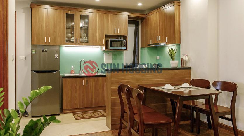 60 sqm one-bedroom serviced apartment Tay Ho, Yen Phu